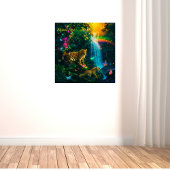 Mystical Forest Leopard Fotodruck