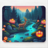 Mystical Forest Stream Mouse Pad Mousepad (Vorne)