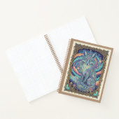 Mystical Fox Cosmic Nebula Zen tangle Journal Notizblock (Innenseite)