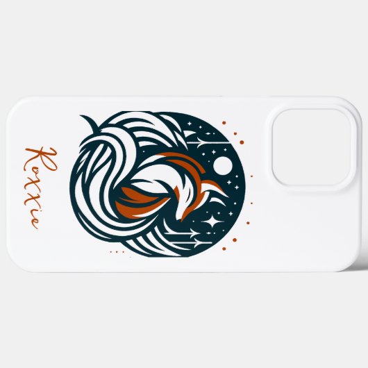 Mystical Fox iPhone Case (Rückseite (Horizontal))