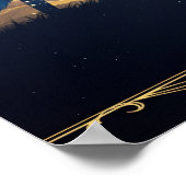 Mystical Fox Poster (Ecke)