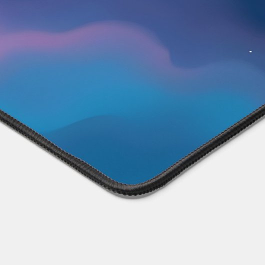 Mystical Full Moon Desk Mat - Dreamy Night Sky, VI Schreibtischunterlage (Ecke)