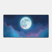 Mystical Full Moon Desk Mat - Dreamy Night Sky, VI Schreibtischunterlage (Vorderseite)