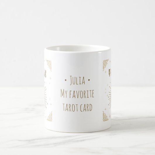 Mystical G Fortune Tarot The Sun Halloween Gothic Kaffeetasse (Mittel)
