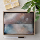 Mystical Galaxy and White Horse Fantasy Decoupage Seidenpapier (Geschenk)