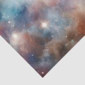 Mystical Galaxy and White Horse Fantasy Decoupage Seidenpapier (Ausschnitt)