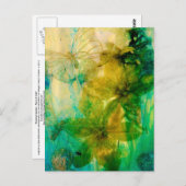 "Mystical Garden - Rays of Gold" - Original Lyrica Postkarte (Vorne/Hinten)