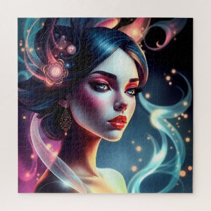 Mystical Glows Portrait Jigsaw Puzzle