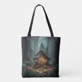 "Mystical Gnome Hütte: Whimsical Mushroom Haven Tasche (Rückseite)