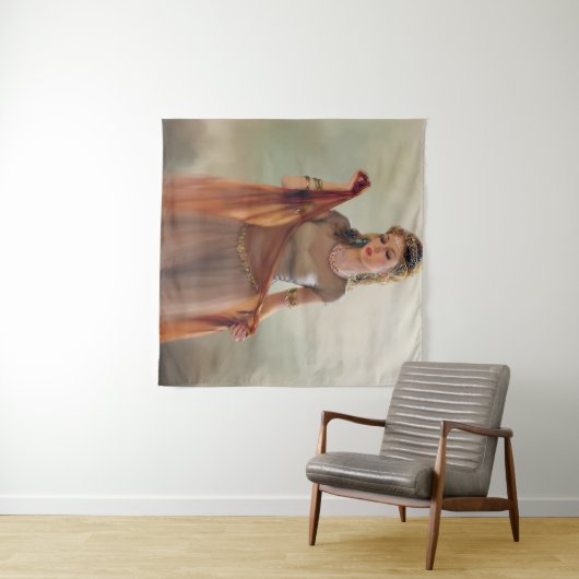 Mystical Goddess Wandteppich (Beispiel (Horizontal))