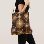 Mystical Gold Celestis Pattern Tote Bag Tasche (Von Nahem)