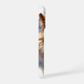 Mystical Golden Wolf iPhone 15 Pro Case Hülle (Rechte Seite)