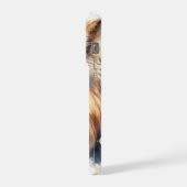 Mystical Golden Wolf iPhone 15 Pro Case Hülle (Linke Seite)
