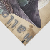 Mystical Gothic Hexe Seidenpapier (Detail)