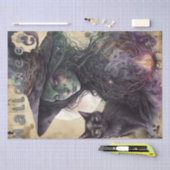 Mystical Gothic Hexe Seidenpapier (Handwerk)