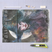 Mystical Gothic Hexe Seidenpapier (Handwerk)