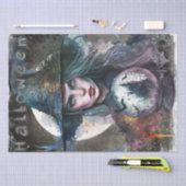 Mystical Gothic Hexe Seidenpapier (Handwerk)