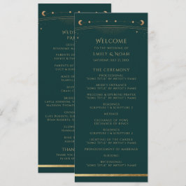 Mystical Green Gold Sun Moon Astronomie Space Programm