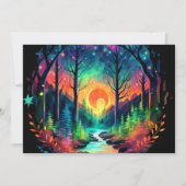 Mystical Grove Enchanted Baby Shower Einladung (Rückseite)