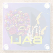 Mystical Guardians: Barong Image Untersetzer (Rückseite)