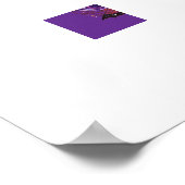 Mystical Halloween Witch and Pumpkin Poster (Ecke)