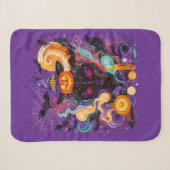 Mystical Halloween Witch Face Sherpadecke (Vorderseite (Horizontal))