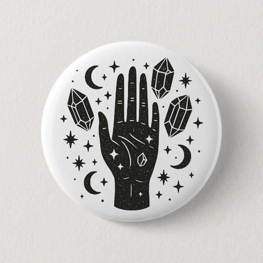 Mystical Hand Button (Vorderseite)