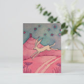 Mystical Hare Postkarte (Stehend Vorderseite)