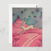 Mystical Hare Postkarte (Vorne/Hinten)