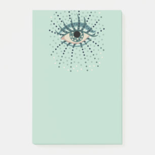 Mystical Hexchy Blue Eye Post-it Klebezettel