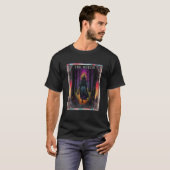 Mystical Hexe Tarot Forest Halloween Gothic T Shi T-Shirt (Vorne ganz)