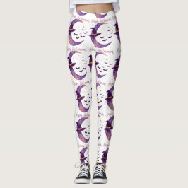Mystical Hexenmond Halloween Design Leggings