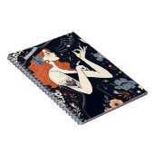 Mystical Hexy Spiral Foto Notebook Notizblock (Rechte Seite)