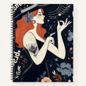 Mystical Hexy Spiral Notebook - SpiralNotebook Notizblock (Vorderseite)