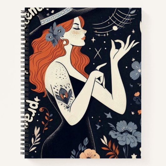 Mystical Hexy Spiral Notebook - SpiralNotebook Notizblock (Vorderseite)