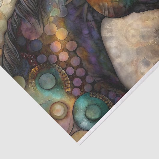 Mystical Horse Decoupage Seidenpapier (Ausschnitt)