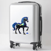 Mystical Horse With Starry Mane Aufkleber (Koffer)