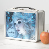 Mystical Ice Queen - Fantasy Winter Goddess Art Metall Brotdose (Beispiel)