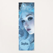 Mystical Ice Queen - Fantasy Winter Goddess Art Yogamatte (Vorderseite)