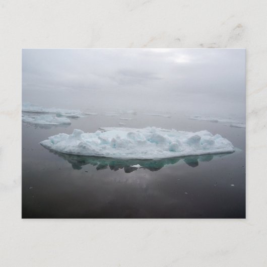 Mystical Icebergs Postcard Postkarte (Vorderseite)