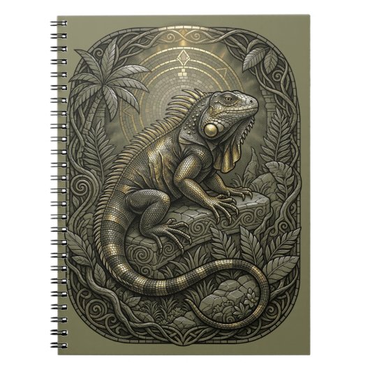 Mystical Iguana Notizblock (Vorderseite)