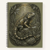 Mystical Iguana Notizblock (Vorderseite)