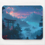 Mystical Japanese Torii Gate Mouse Pad Mousepad (Vorne)