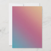 Mystical Jewel Gold Celestial Brautparty Einladung (Rückseite)