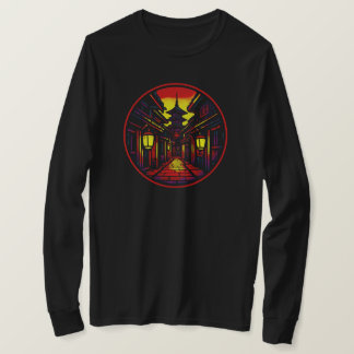 Mystical Lantern Alley - Pagoda | NUR SCHWARZ T-Shirt
