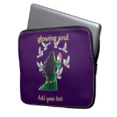 Mystical Lantern Spirit Women Laptopschutzhülle (Vorderseite Links)