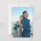 Mystical Lavender Pink Sun Moon Star Space Rettete Save The Date (Rückseite)