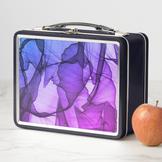 Mystical Layer of Plum Metall Brotdose (Beispiel)