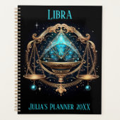 Mystical Libra Zodiac Artwork  Planer (Vorderseite)