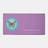 Mystical Lila Butterfly Mandala Tarot Reading Schreibtischunterlage (Vorderseite)
